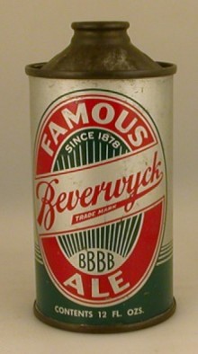 Beverwyck Famous Ale Beer Can