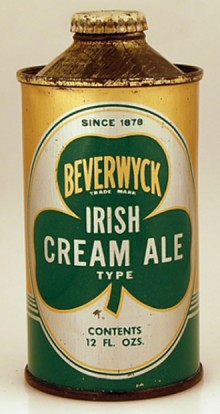 Beverwyck Irish Type Cream Ale Beer Can