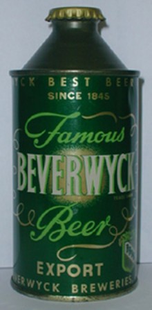 Beverwyck Famous Export Beer Can