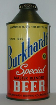Burkhardts Export Beer Can