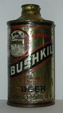 Bushkill Lager Beer Can