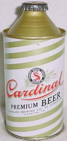 Cardinal Beer Can