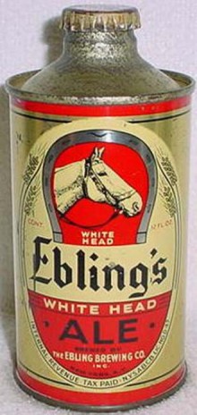 Eblings White Head Ale Beer Can