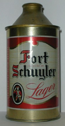 Fort Schuyler Lager Beer Can