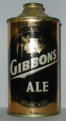 Gibbons Ale Beer Can