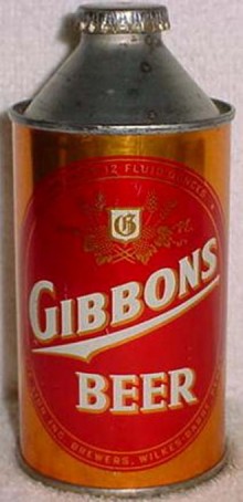 Gibbons Beer Can