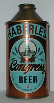 Haberles Congress Beer Can