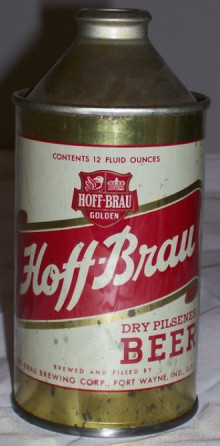 Hoff Brau Dry Pilsener Beer Can