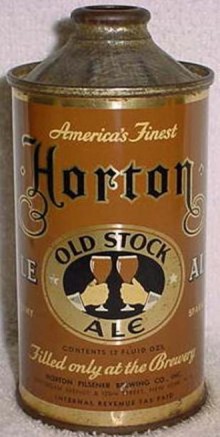 Horton Old Stock Ale Beer Can
