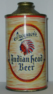 Iroquois Indian Head Ale Beer Can
