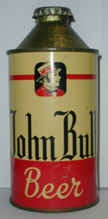 John Bull Beer Can