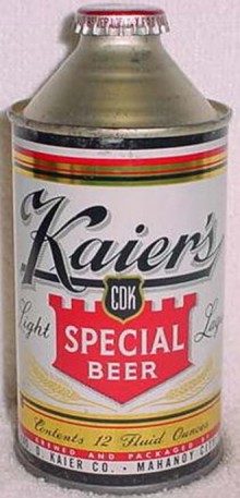 Kaiers Special Beer Can