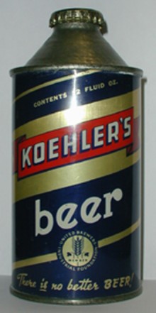 Koehlers Beer Can