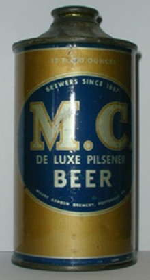 MC Deluxe Pilsener Beer Can