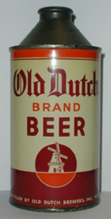 Old Dutch Brand Beer Can