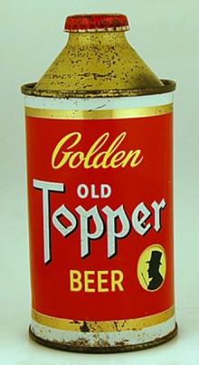 Old Topper Golden Beer Can