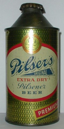 Pilsers Extra Dry Pilsener Beer Can