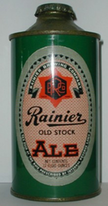 Rainier Old Stock Ale Beer Can
