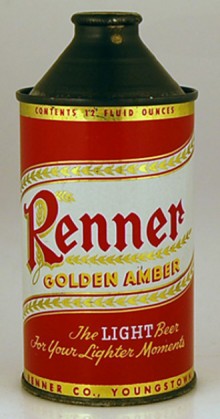 Renner Golden Amber Beer Can