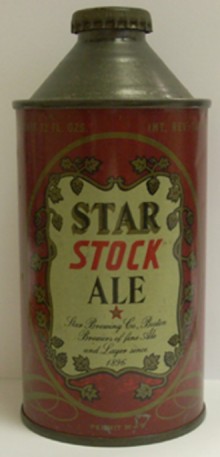 Star Stock Ale Beer Can