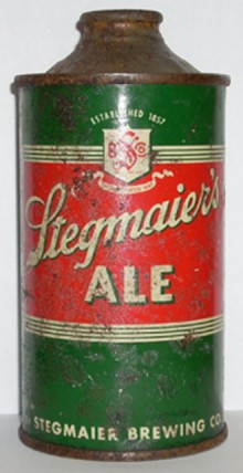 Stegmaiers Ale Beer Can