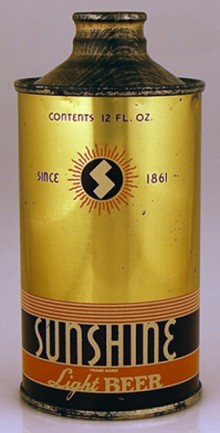 Sunshine Lager Beer Can