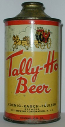 Tally Ho Beer Can