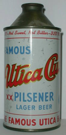 Utica Club Pilsener Lager Beer Can