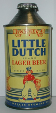 Wacker Little Dutch Lager Beer Can
