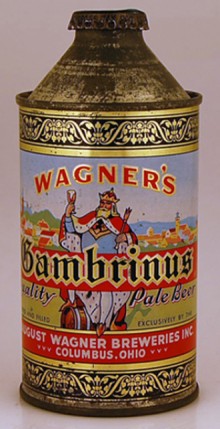 Wagners Gambrinus Pale Beer Can