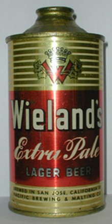 Wielands Extra Pale Lager Beer Can