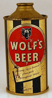 Wolfs Beer Can