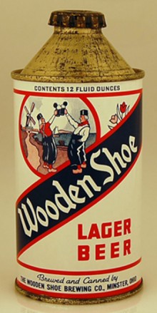 Wooden Shoe Lager Beer Can