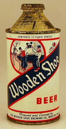 Wooden Shoe Beer Can