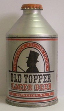 Old Topper Lager Beer Can