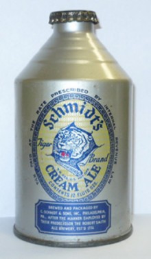 Schmidts Cream Ale Beer Can