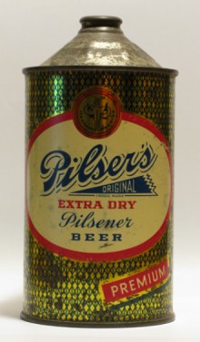 Pilsers Extra Dry Pilsener Beer Can
