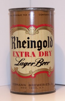 Rheingold Extra Dry Beer Can
