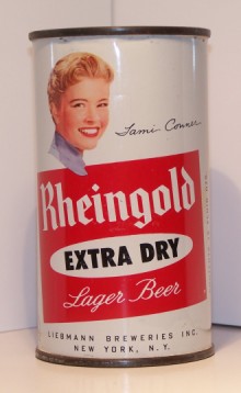 Miss Rheingold Tami Connor Beer Can