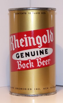 Rheingold Bock Beer Can