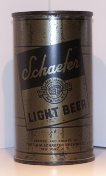 Schaefer Light Beer Can