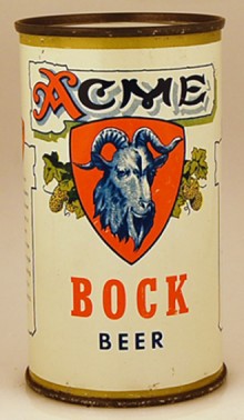 Acme Bock Beer Can