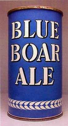 Blue Boar Ale Beer Can