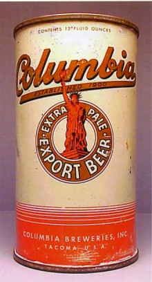 Columbia Extra Pale Export Beer Can