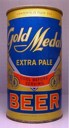 Gold Medal Extra Pale Beer Can