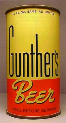 Gunthers Beer Can