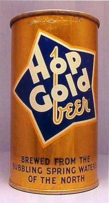 Hop Gold Beer Can
