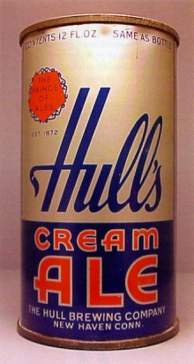 Hulls Cream Ale Beer Can