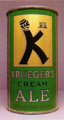 Kruegers Cream Ale Beer Can