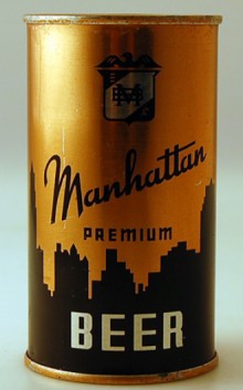 Manhattan Premium Beer Can